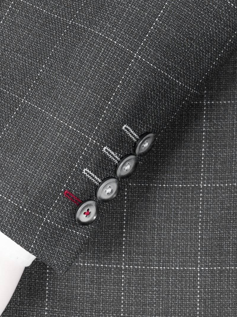 Digel Giacca grigio a quadri digel drop sei modern fit Saldi Di Fabbrica