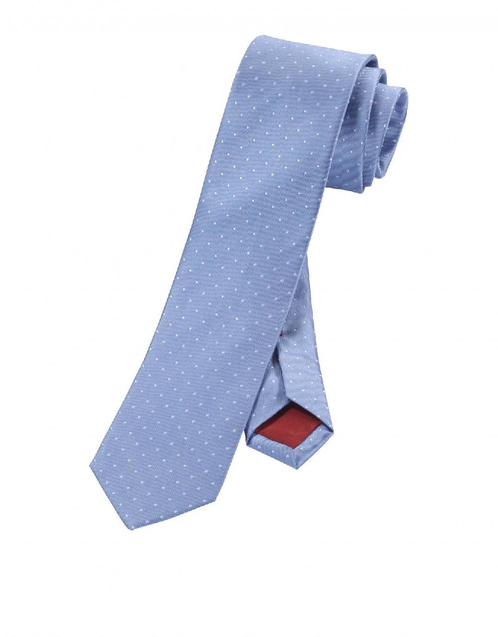Olymp Cravatta a pois slim in seta pura olymp in otto colori Spedizione Gratuita
