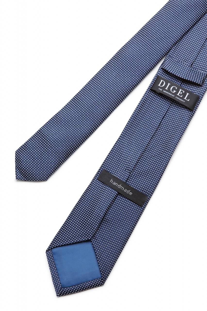 Digel Cravatta elegante digel blu in seta pura Consegna Veloce
