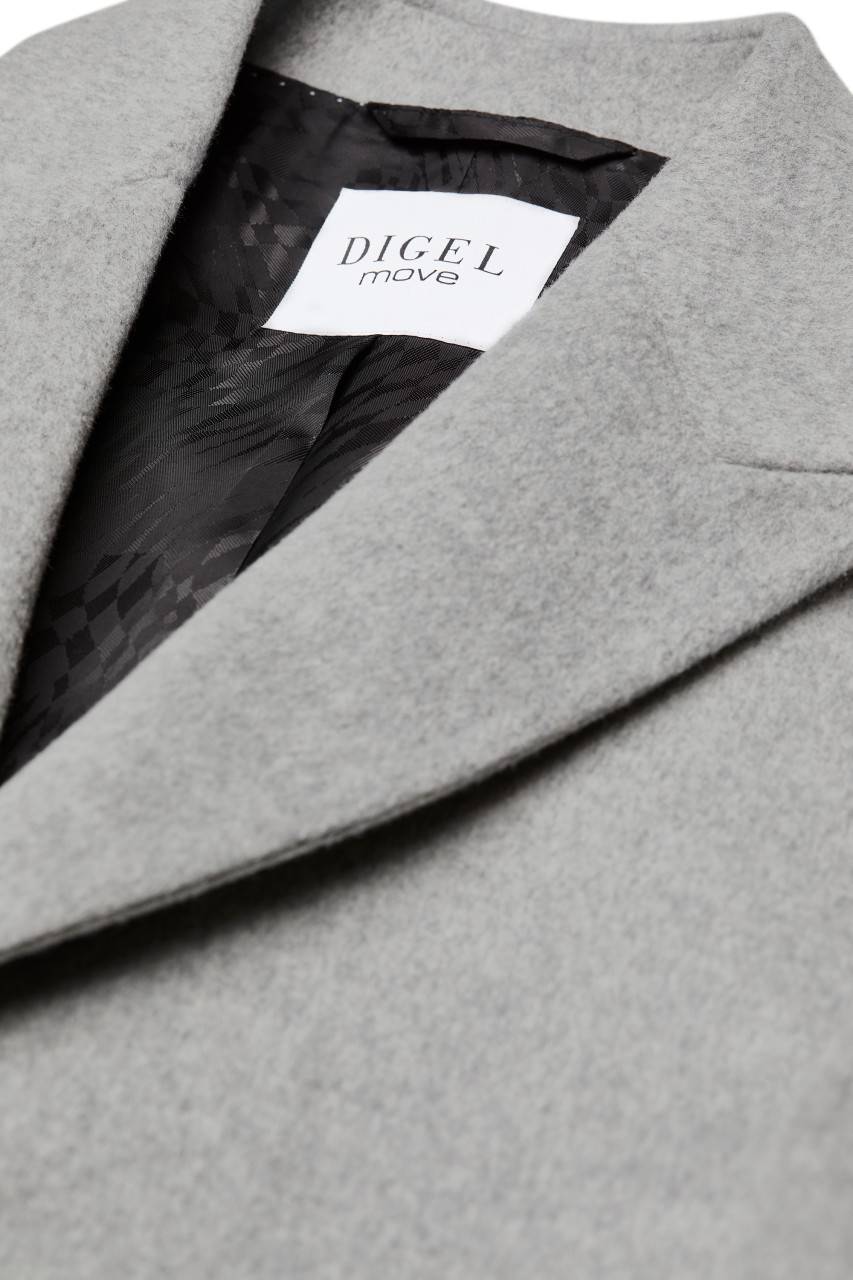 Digel Cappotto digel grigio chiaro slim fit in misto cashmere Novità