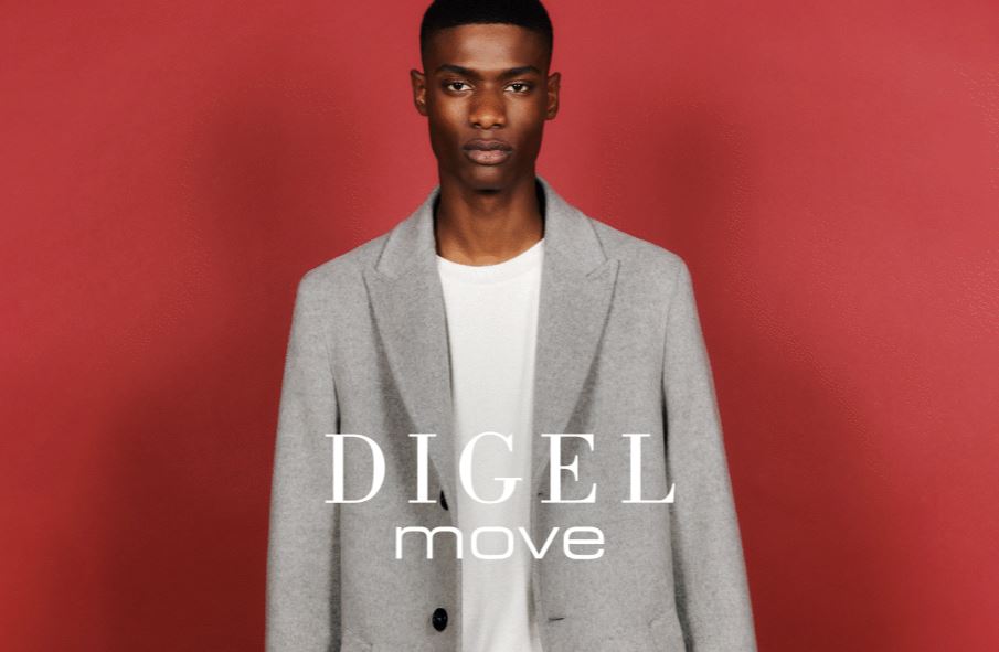 Digel Cappotto digel grigio chiaro slim fit in misto cashmere Novità