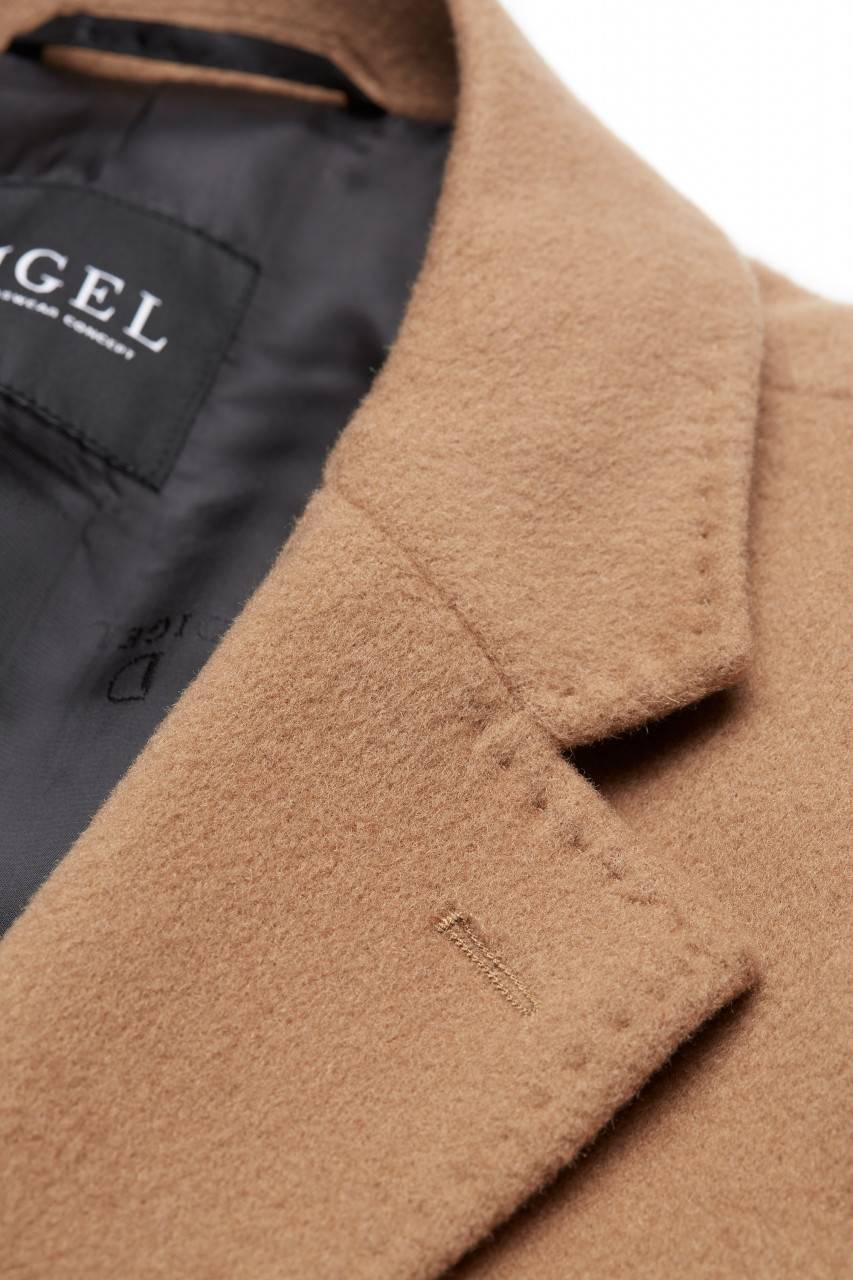 Digel Cappotto digel cammello modern fit misto cashmere In Vendita
