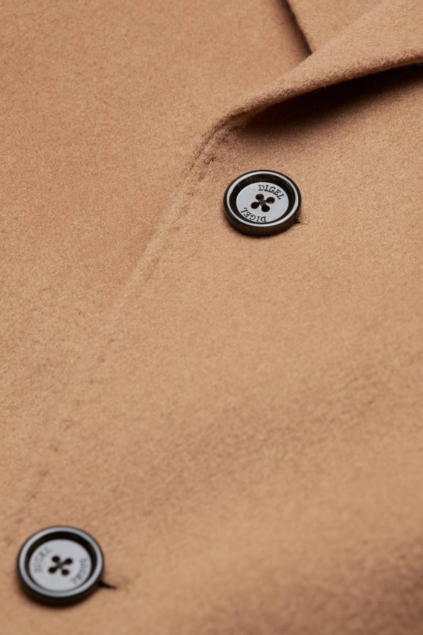 Digel Cappotto digel cammello modern fit misto cashmere In Vendita