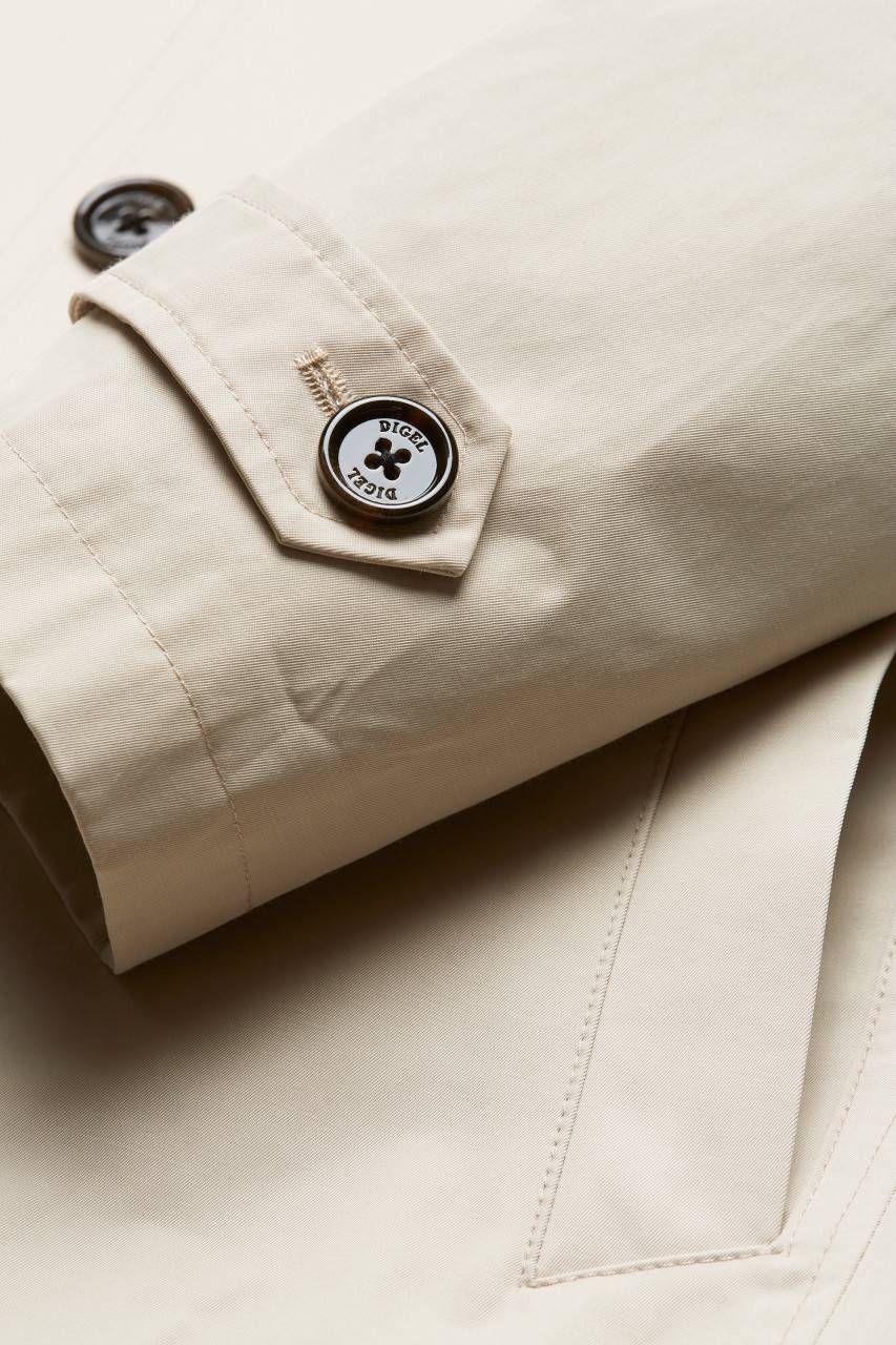 Digel Impermeabile trench beige digel modern fit Saldi