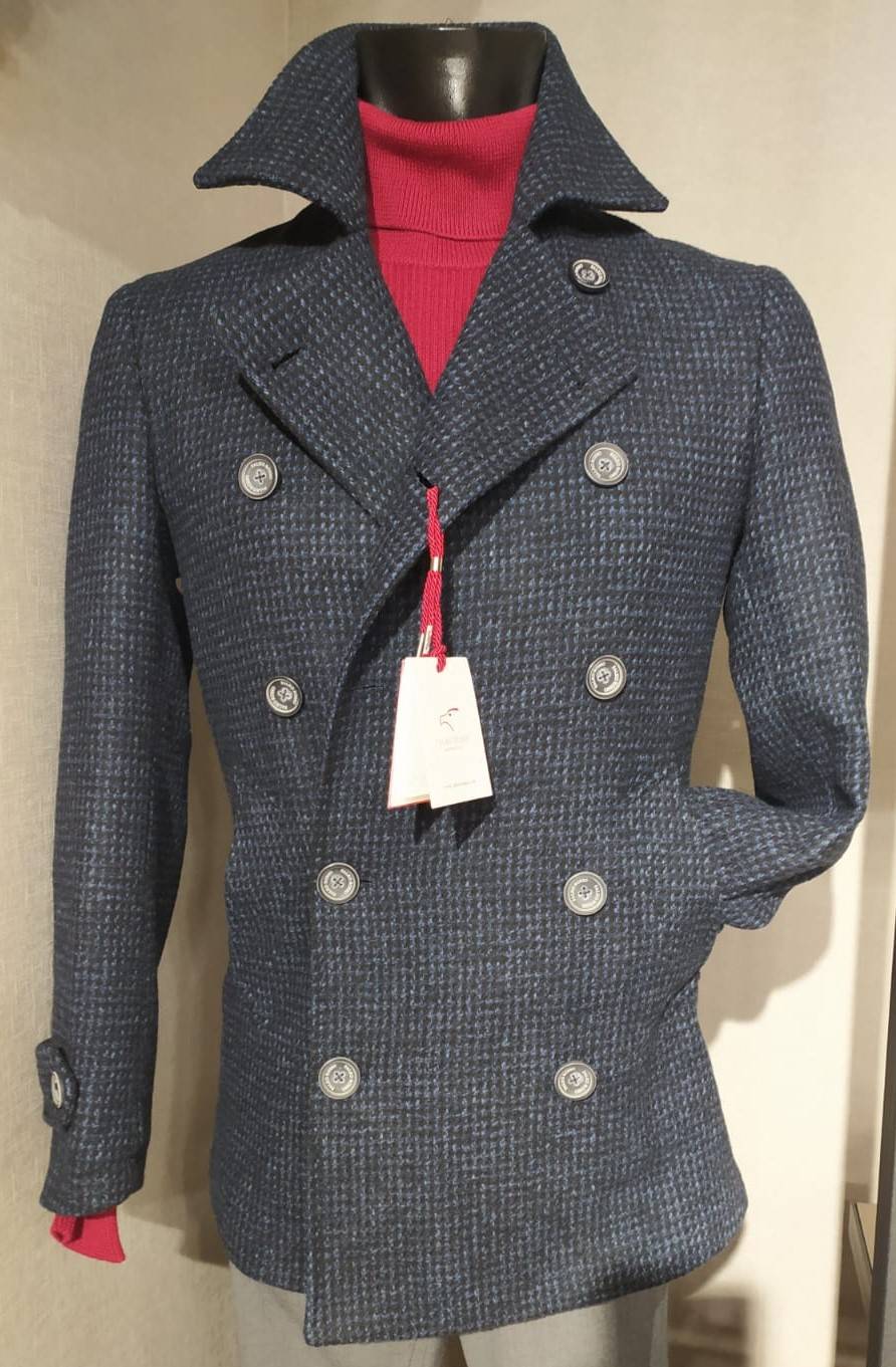 Falko Rosso Peacoat cappotto giaccone moda slim fit falko rosso Hotsell