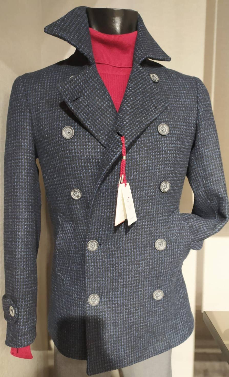 Falko Rosso Peacoat cappotto giaccone moda slim fit falko rosso Hotsell