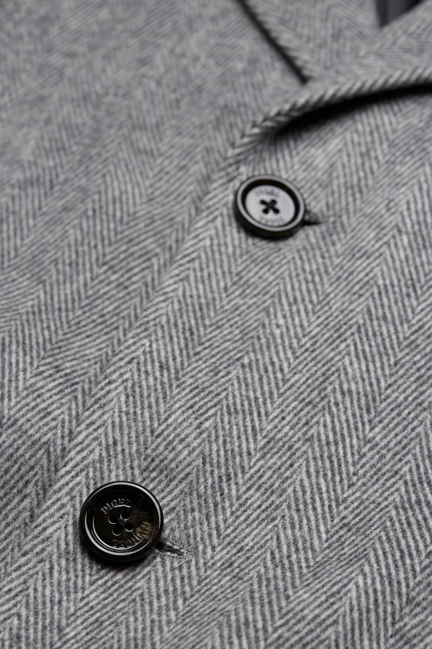 Digel Cappotto spigato grigio chiaro digel Saldi Di Fabbrica