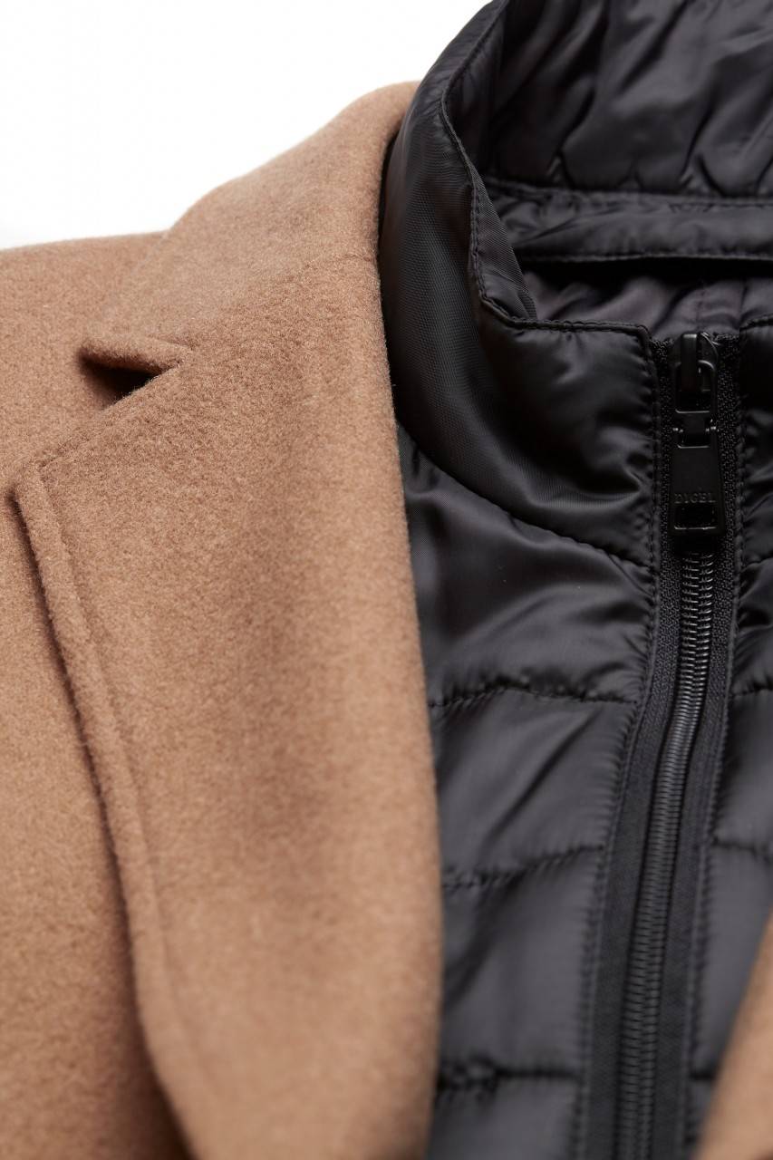Digel Cappotto cammello digel con pettorina antivento staccabile I Più Venduti