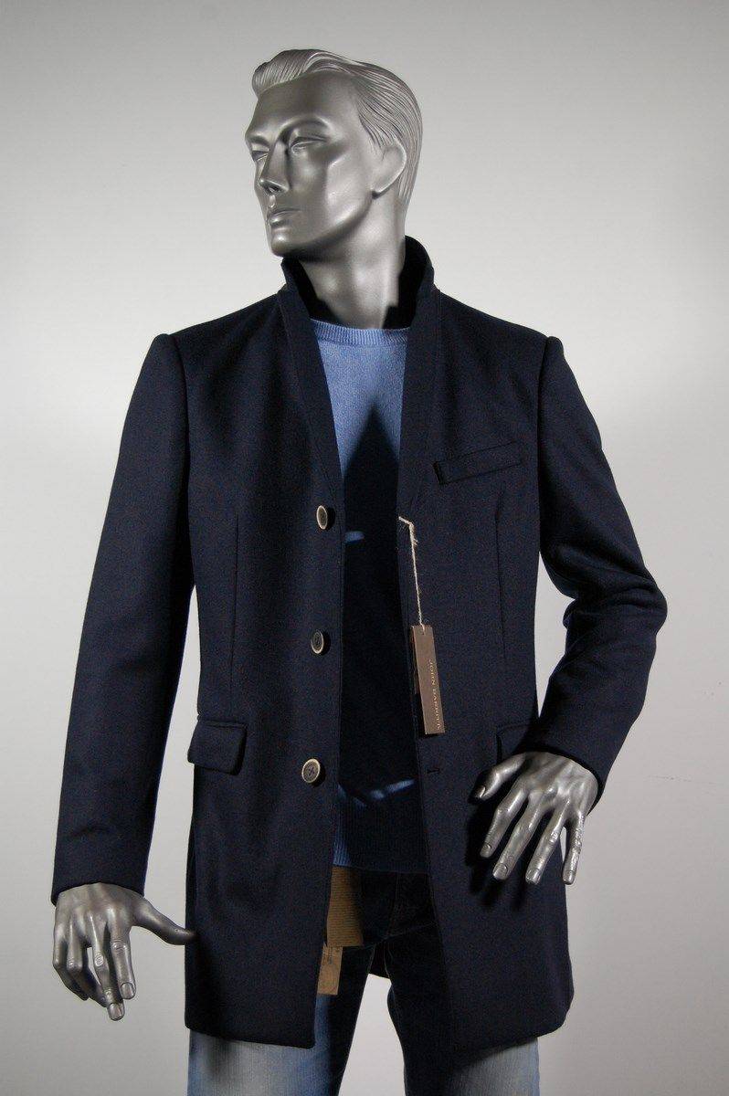 John Barritt Cappotto moda uomo slim fit blu john barritt In Saldo