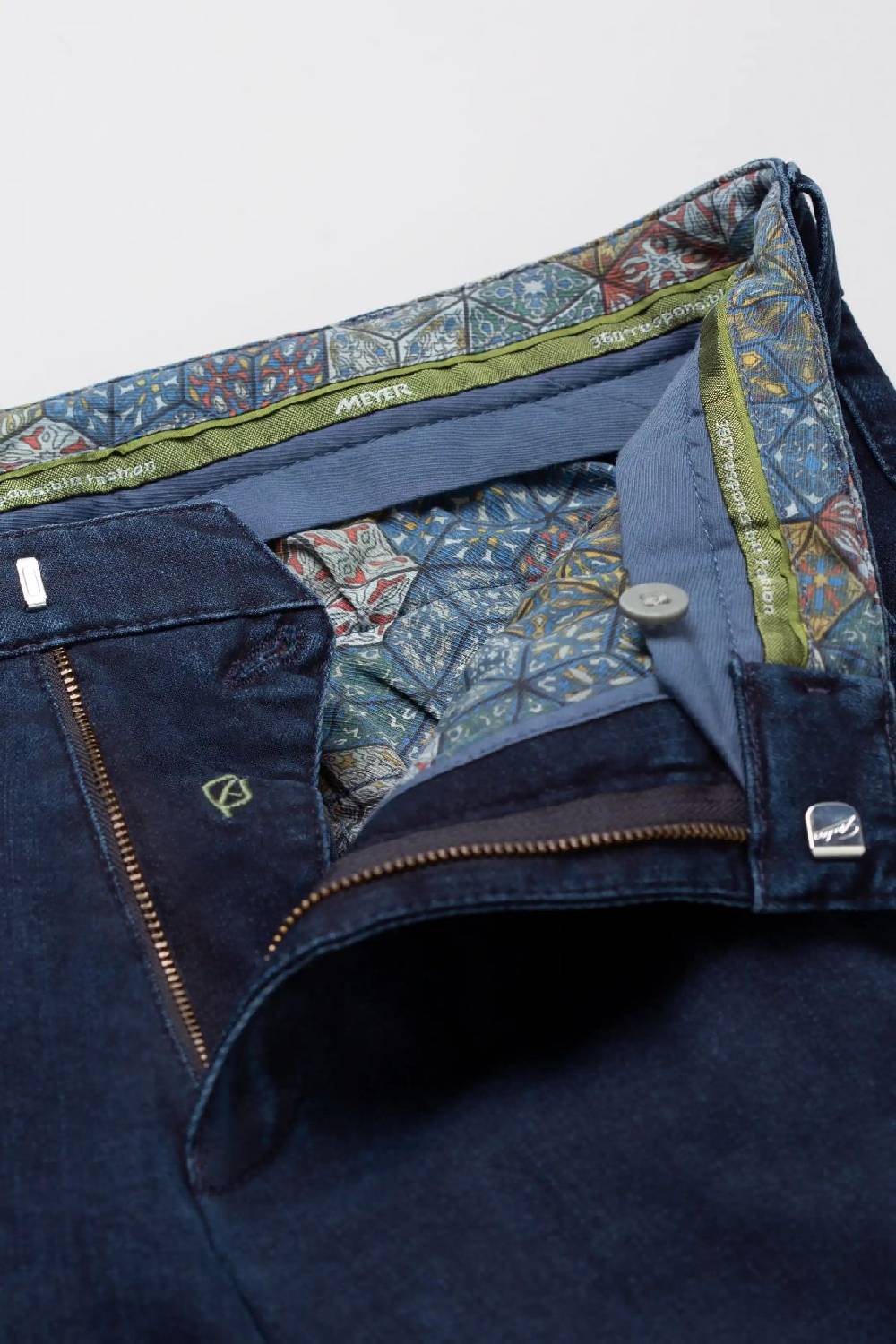 Meyer Jeans meyer in denim tencel™ dark blu stone modern fit Nuova