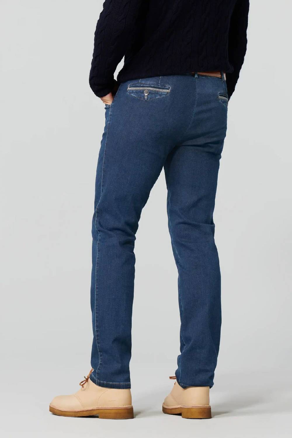 Meyer Jeans blu stone meyer modern fit super stretch 2025