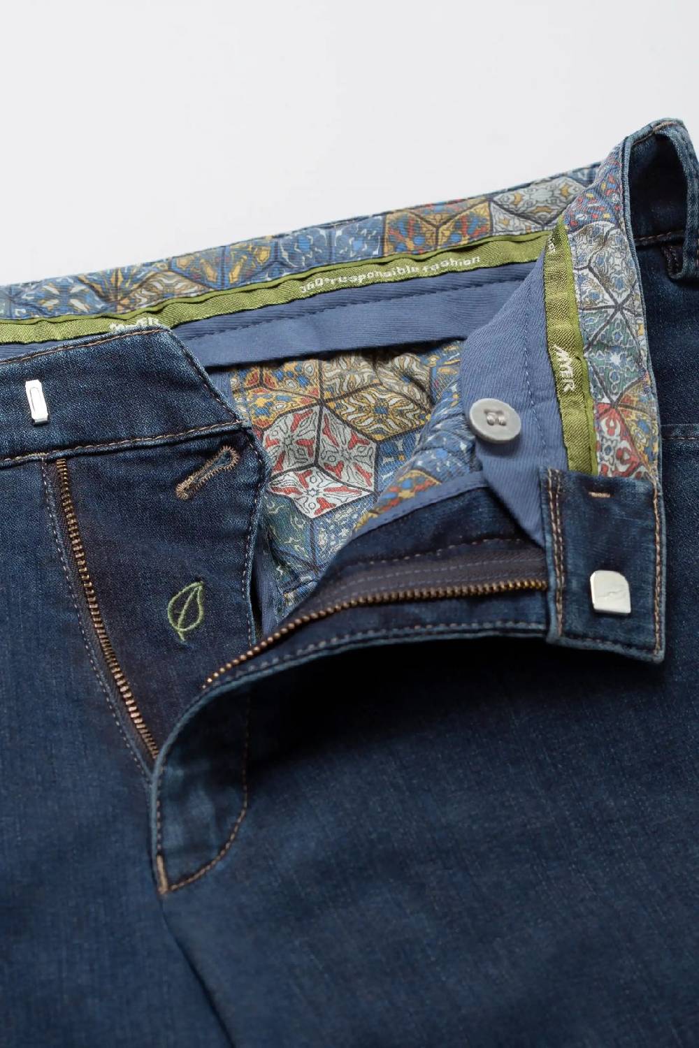 Meyer Jeans blu stone meyer modern fit super stretch 2025