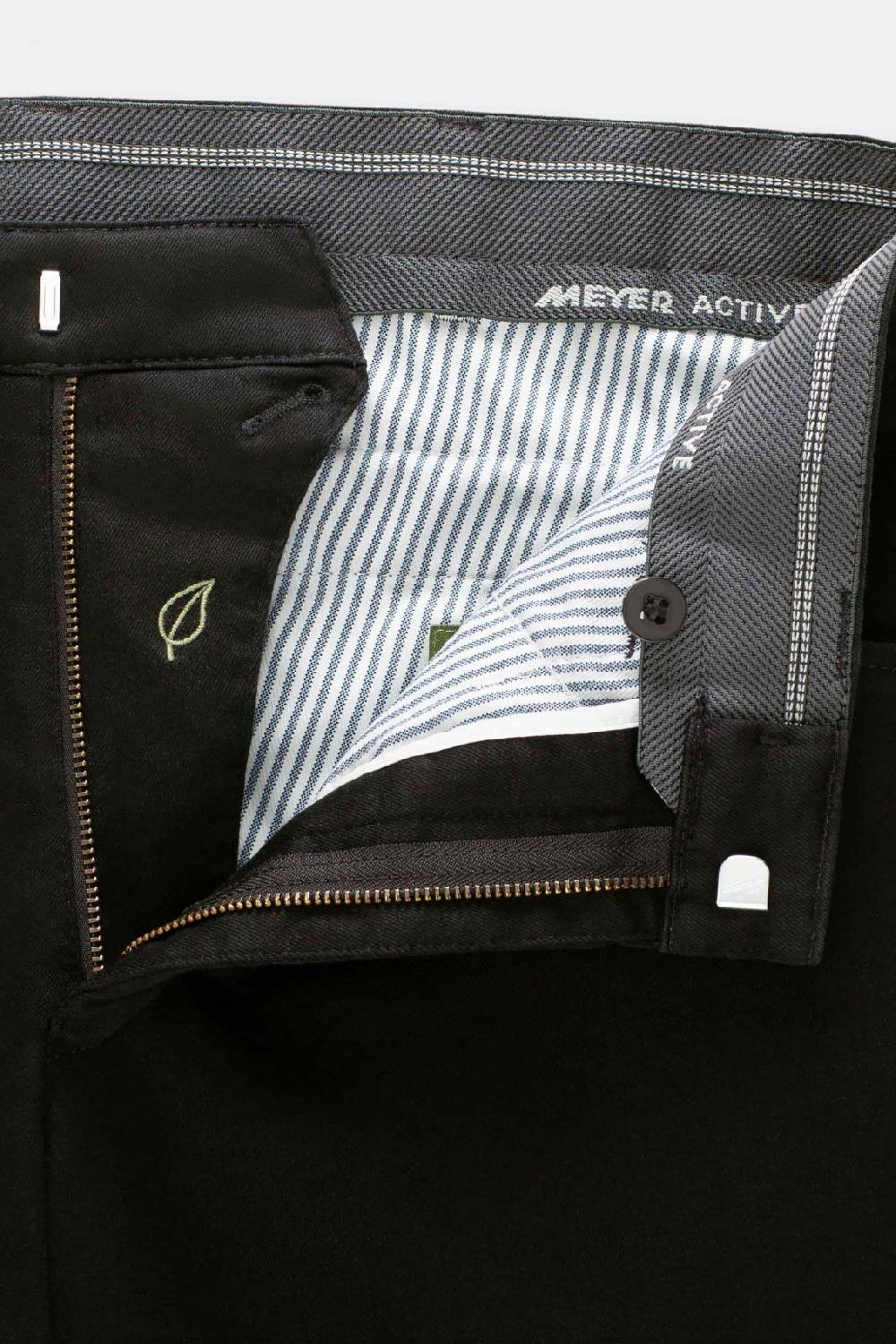 Meyer Jeans meyer nero modern fit cotone denim biologico Italia
