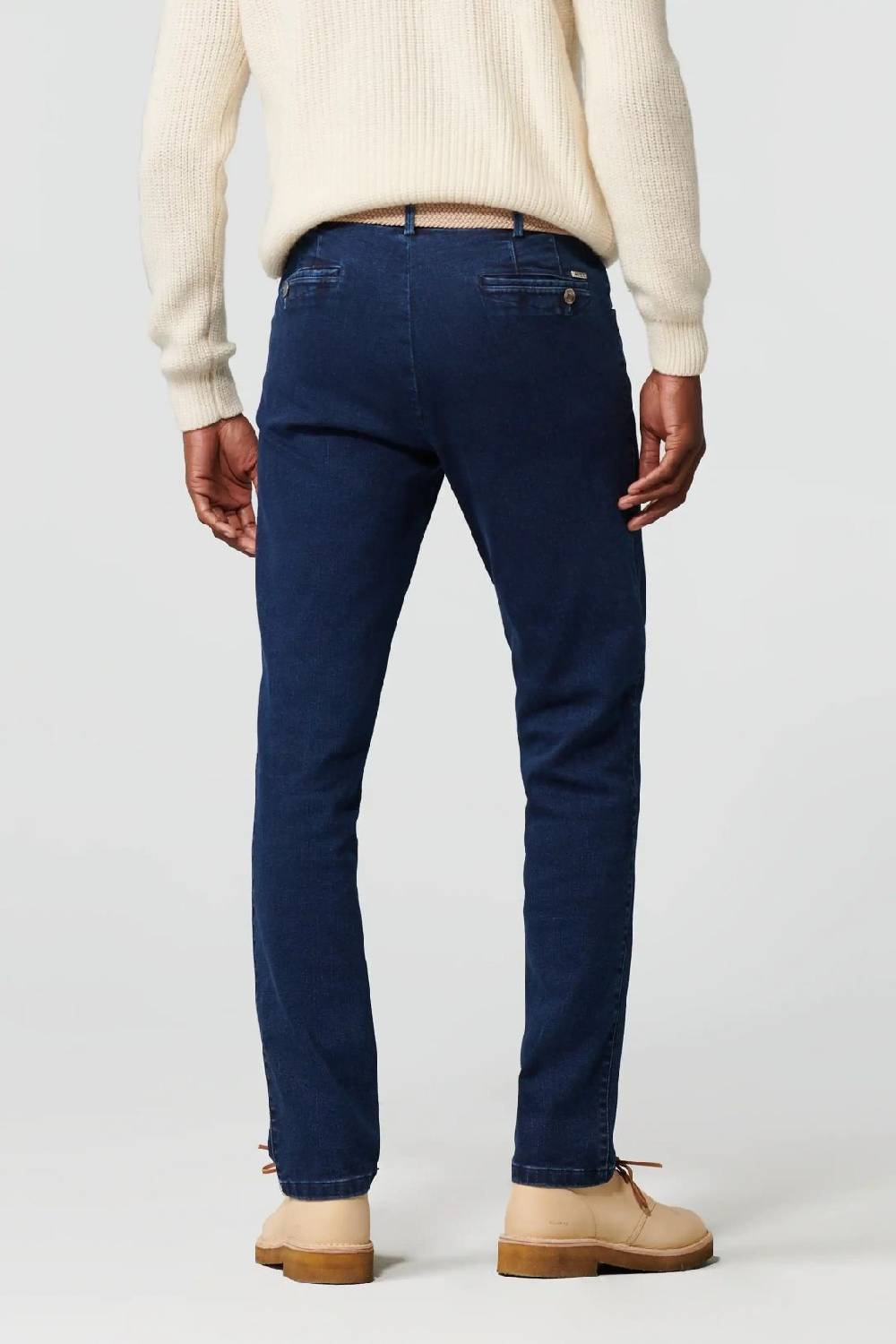 Meyer Jeans meyer blu stone modern fit cotone denim biologico 2025