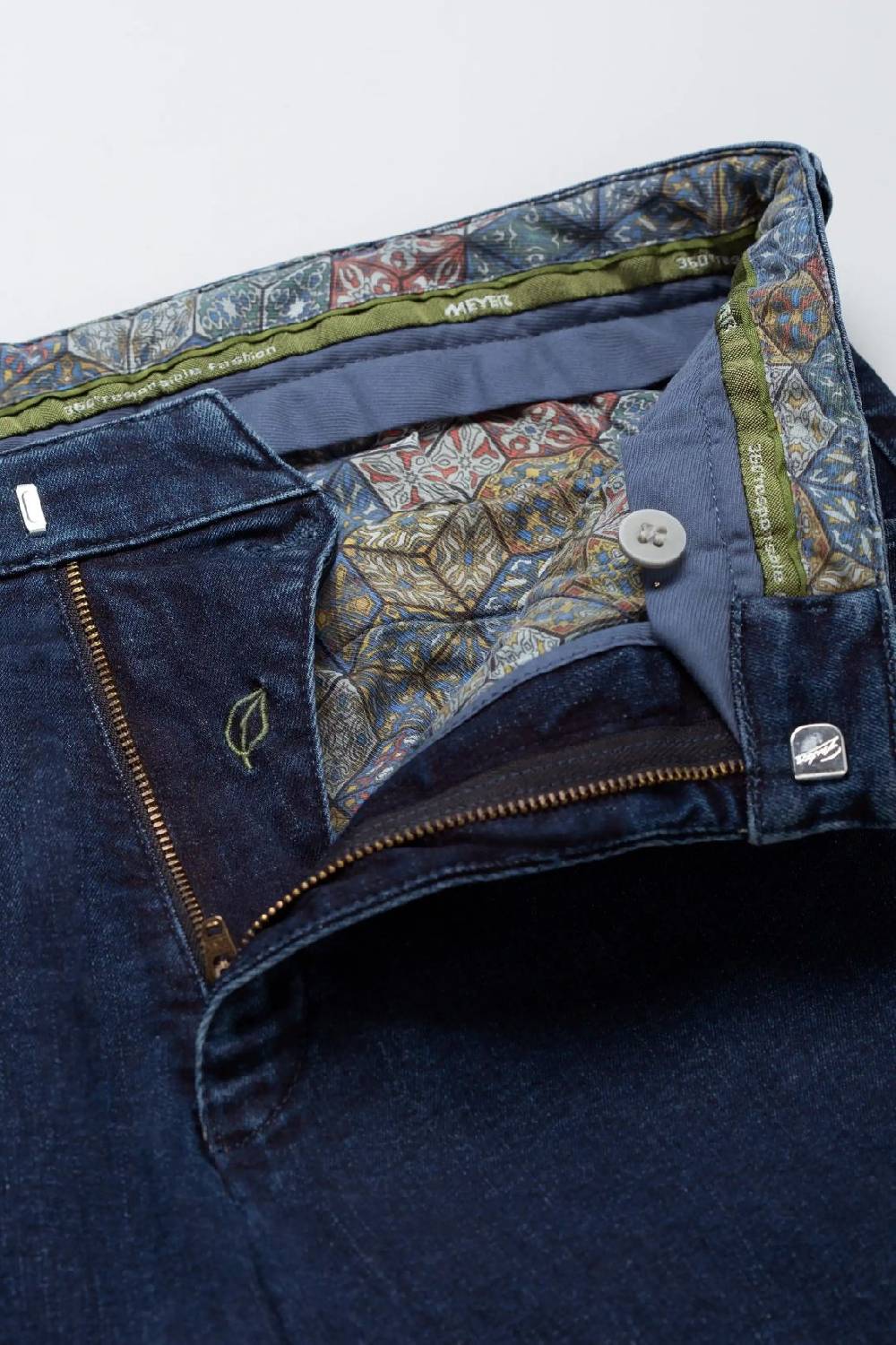 Meyer Jeans meyer blu stone modern fit cotone denim biologico 2025