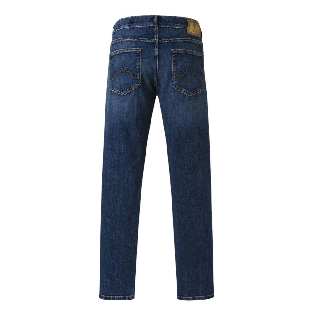 MCS Jeans slim fit elasticizzato mcs lavaggio scuro In Linea