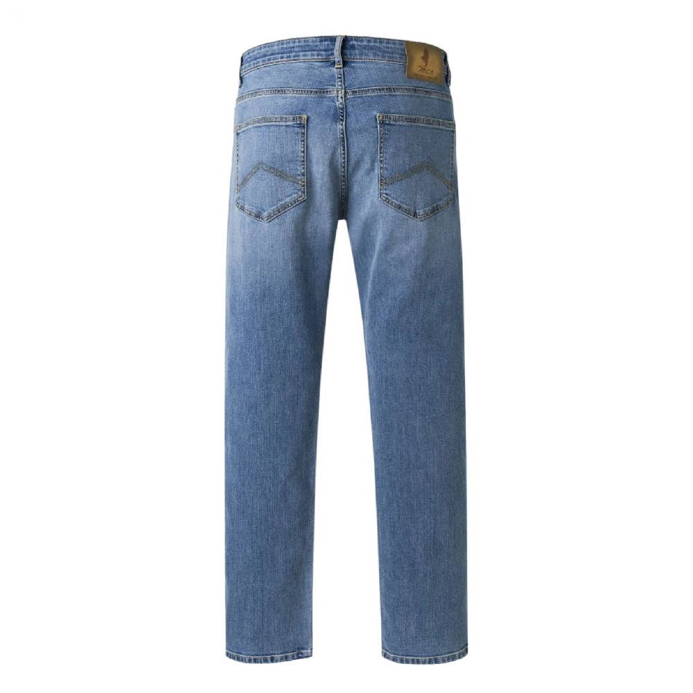 MCS Jeans cinque tasche denim lavaggio chiaro stretch mcs regular fit Nuovo