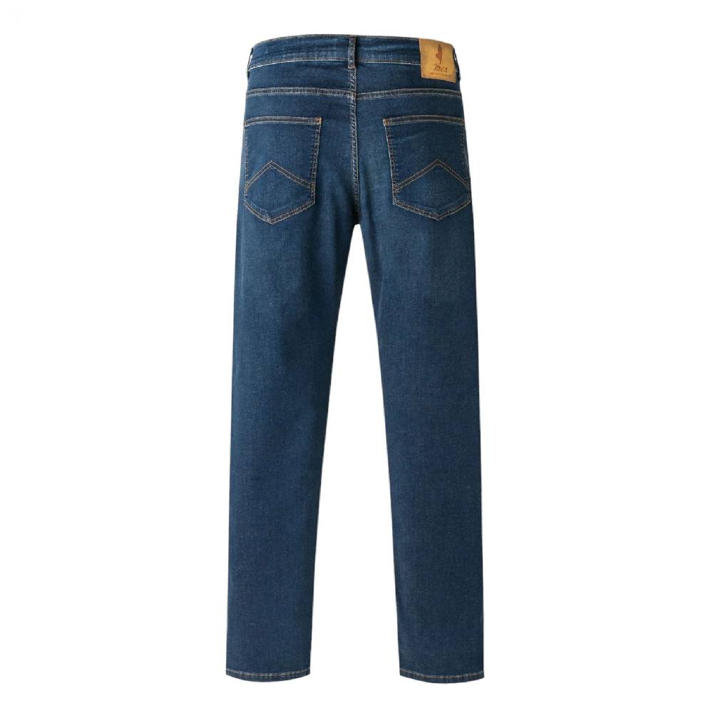 MCS Jeans mcs regular fit lavaggio scuro denim leggero stretch 8oz Promozione