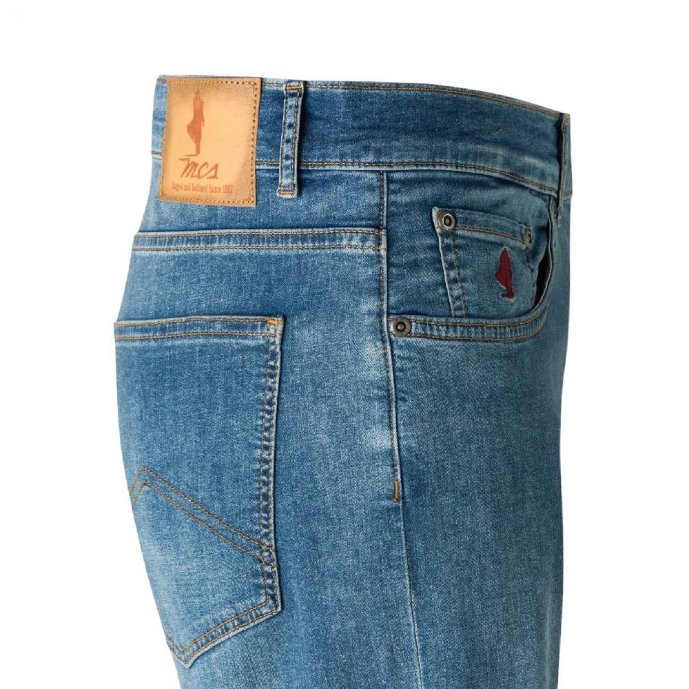 MCS Jeans mcs slim fit lavaggio chiaro denim leggero 8oz stretch Spedizione Gratuita