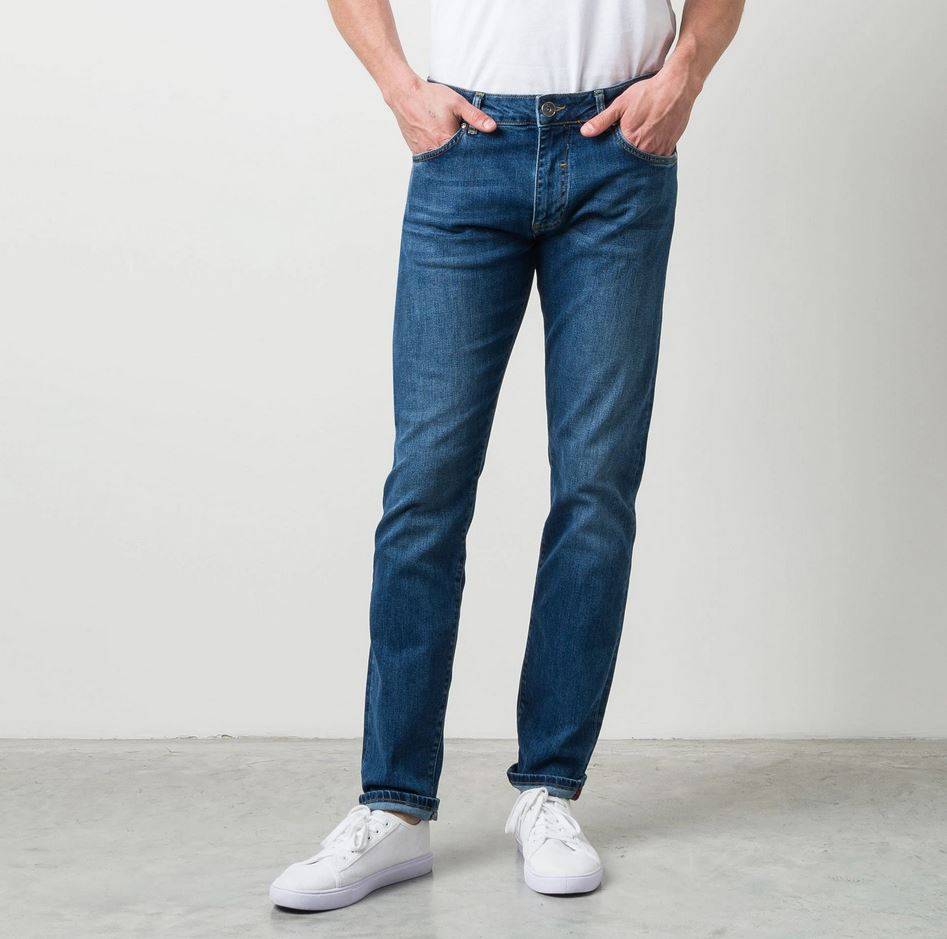MCS Jeans stretch lavaggio medio mcs regular fit denim Qualità Garantita