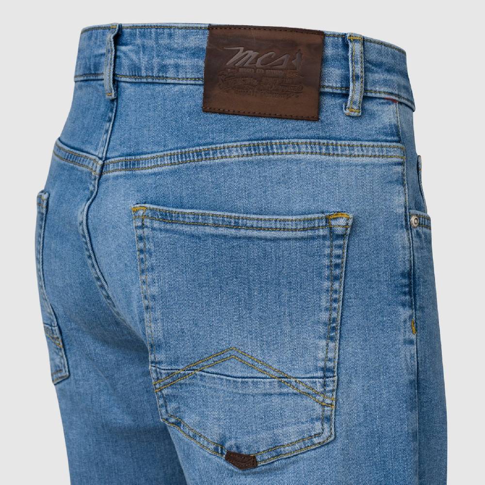 MCS Cinque tasche denim chiaro stretch mcs regular fit Negozi Online