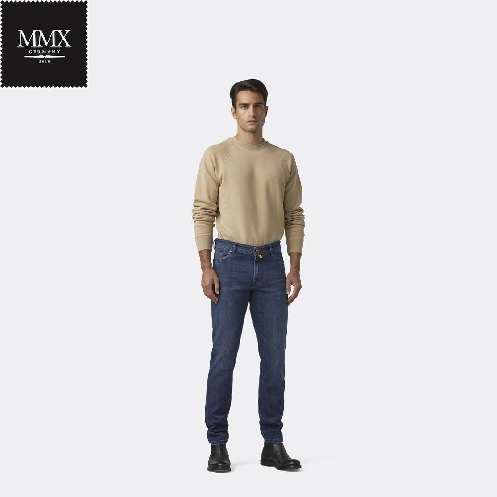 MMX Germany Jeans blu stone mmx denim stretch slim fit Consegna Veloce