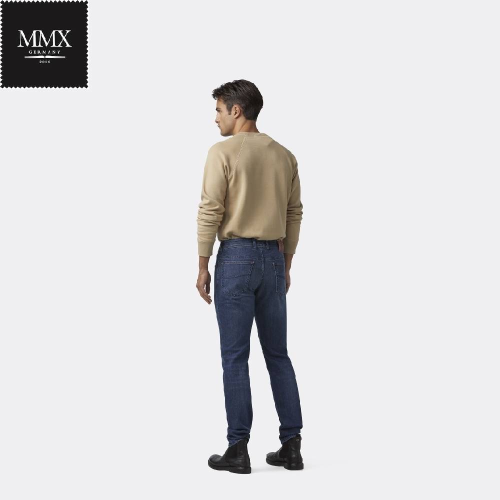 MMX Germany Jeans blu stone mmx denim stretch slim fit Consegna Veloce