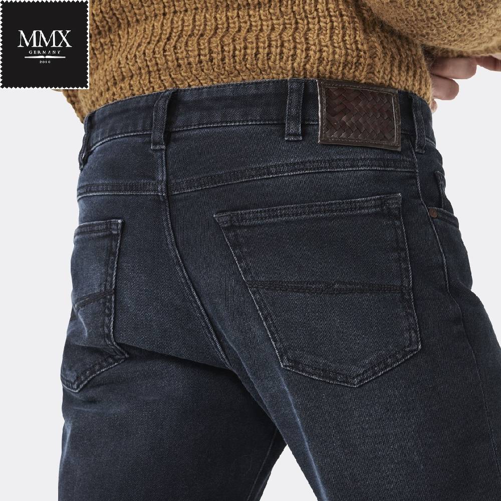 MMX Germany Jeans blu scuro mmx denim stretch autentico Fino Al -60%
