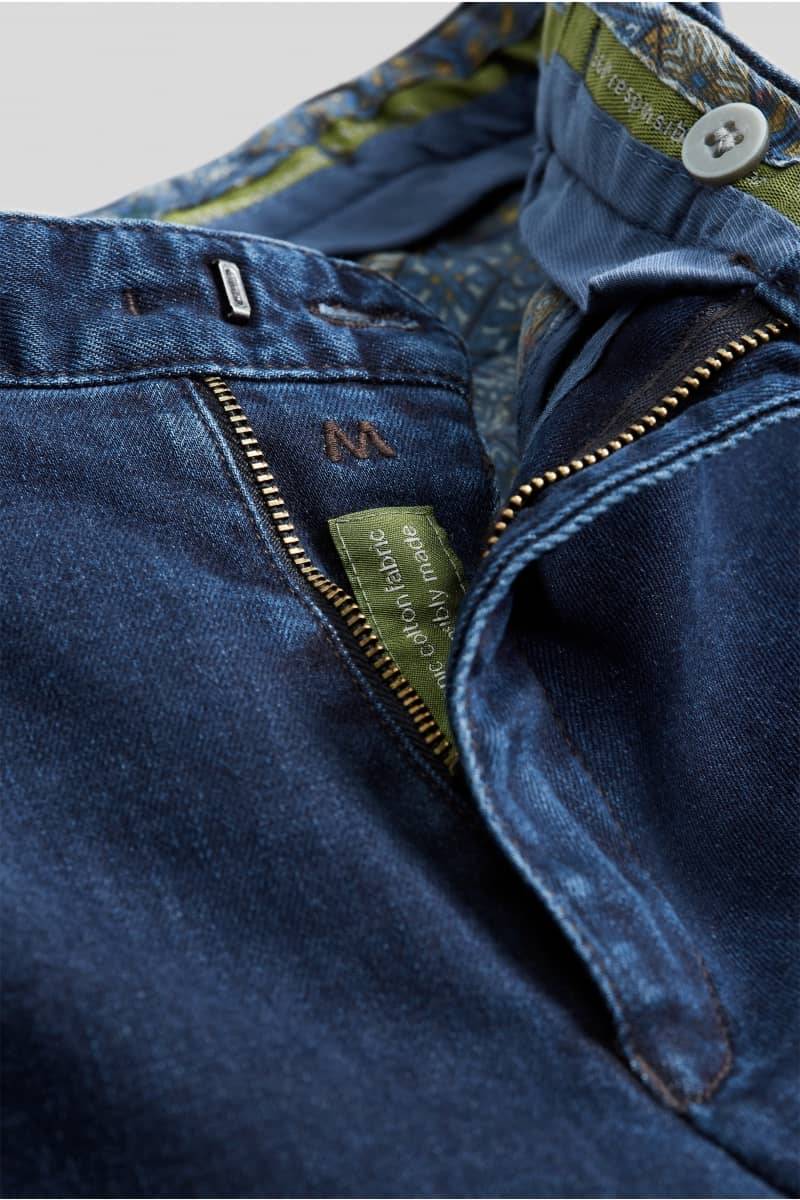 Meyer Pantalone in denim flex meyer blu stone modern fit Prezzo Ridotto