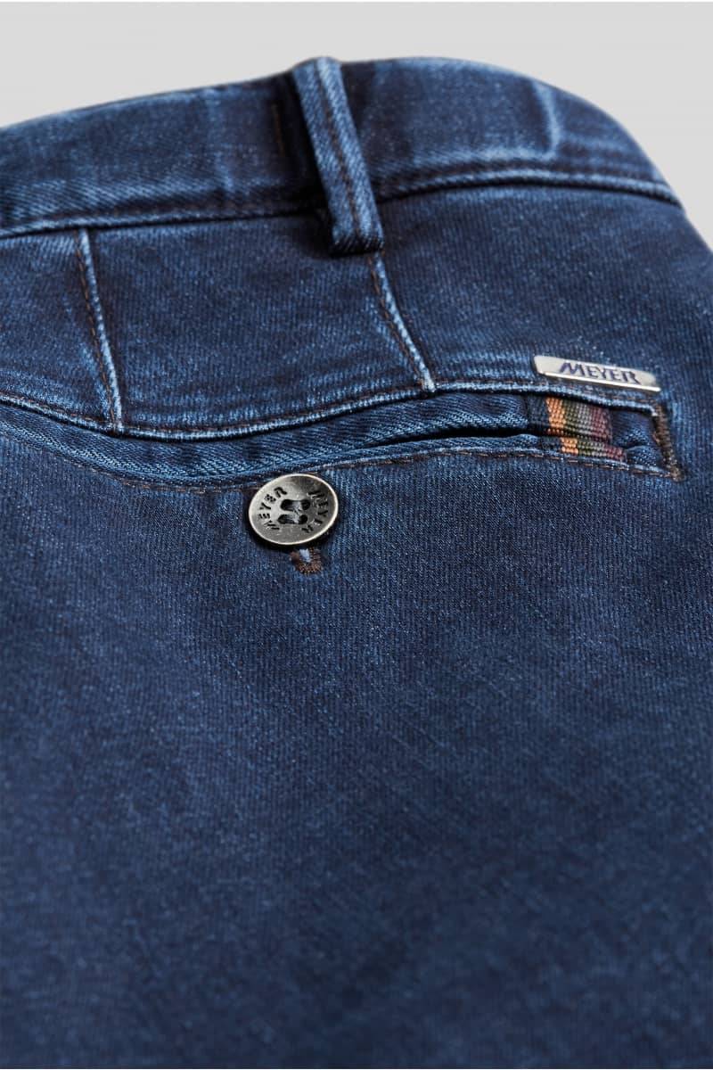 Meyer Pantalone in denim flex meyer blu stone modern fit Prezzo Ridotto