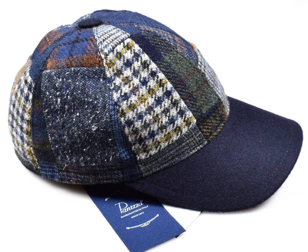 Panizza Cappello baseball panizza patchwork multicolor con paraorecchie Convenienza