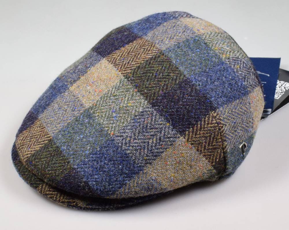 Panizza Berretto panizza peaked in lana donegal tweed fantasia Sconto