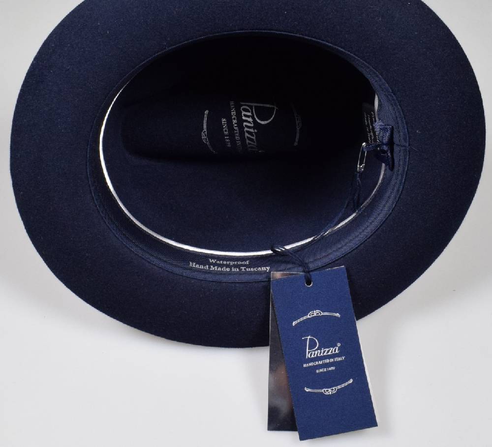 Panizza Cappello classico in feltro panizza nero waterproof Negozio