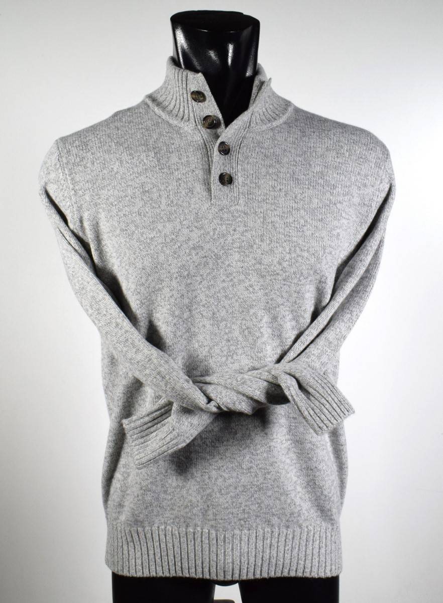 Cavalieri Milano Maglione lupetto con bottoni cavalieri milano misto cashmere Soddisfazione Garantita
