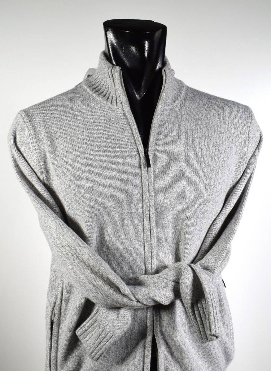Cavalieri Milano Cardigan giacca con zip misto cashmere cavalieri milano Acquista Ora