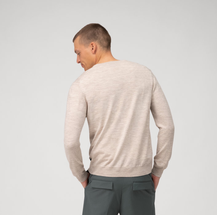 Olymp Pullover scollo a v beige olymp regular fit Presa