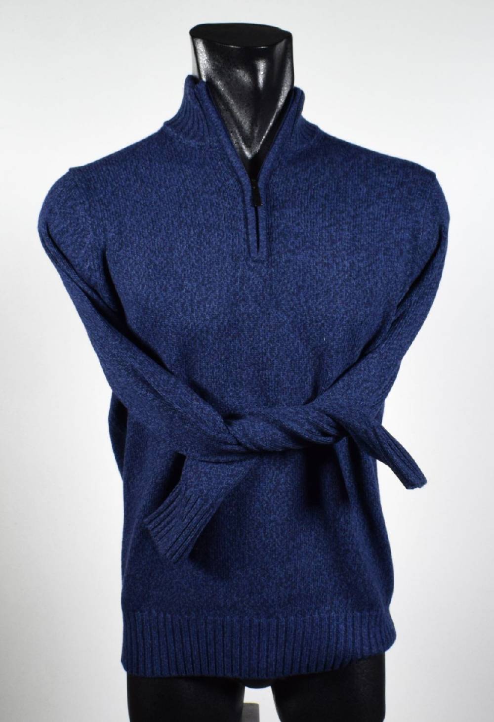 Cavalieri Milano Lupetto con zip cavalieri lana cashmere seta In Vendita
