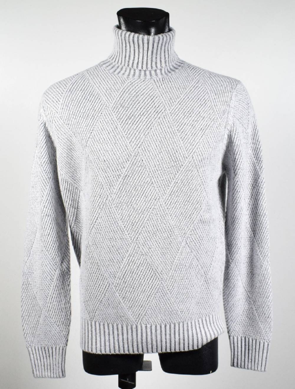 Cavalieri Milano Dolcevita intarsio vanisè cavalieri lana cashmere Hotsell