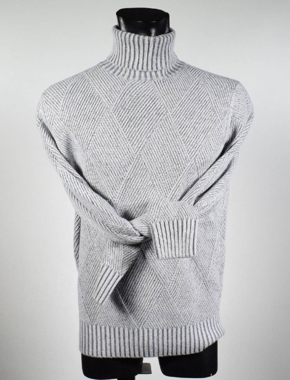 Cavalieri Milano Dolcevita intarsio vanisè cavalieri lana cashmere Hotsell