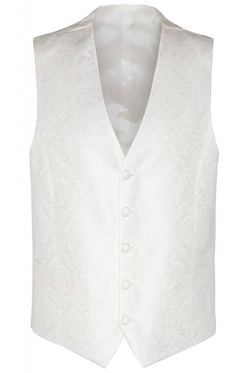 Digel Panciotto gilet completo di cravatta e pochette ecru digel Nuovo