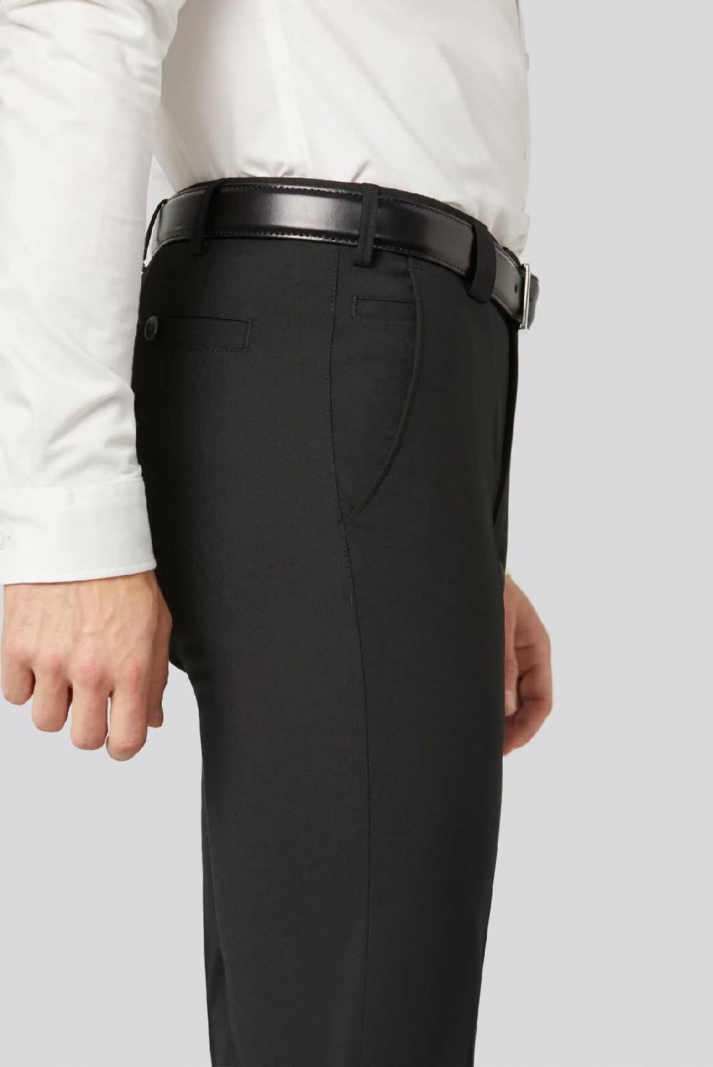 Meyer Pantalone meyer nero regular tropical comfort fit Promozione
