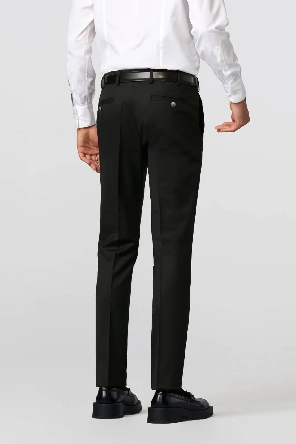 Meyer Pantalone meyer nero in premium soft twill comfort fit Spedizione Gratuita