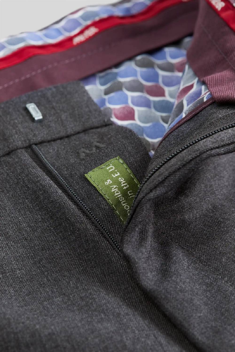 Meyer Pantalone meyer grigio medio in premium soft twill comfort fit Pezzi Unici