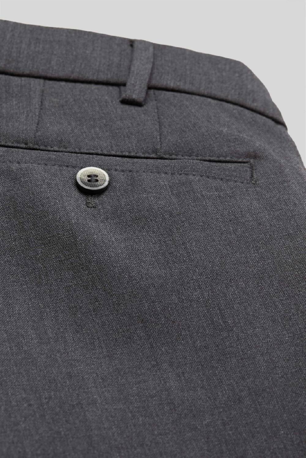 Meyer Pantalone meyer grigio medio in premium soft twill comfort fit Pezzi Unici