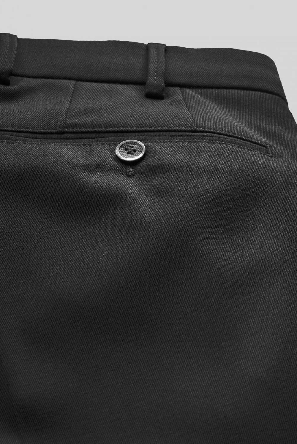 Meyer Pantalone meyer nero in twill teflon stretch Acquista Ora