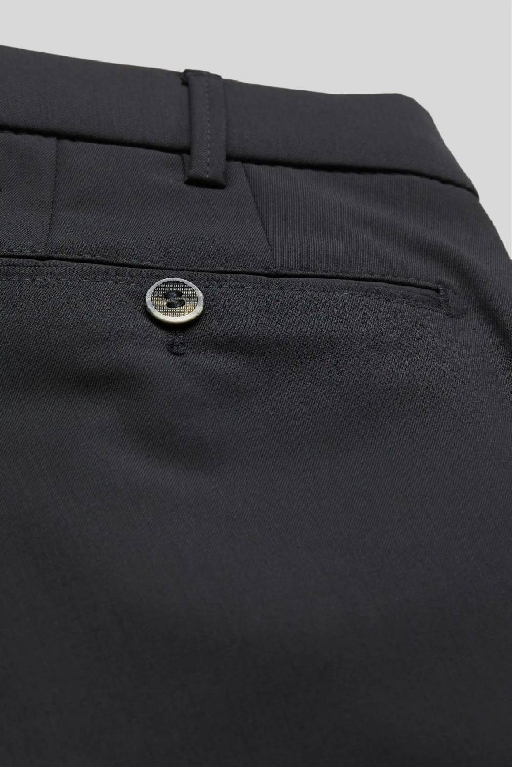 Meyer Pantalone nero meyer travel twill modern fit Promozione Limitata