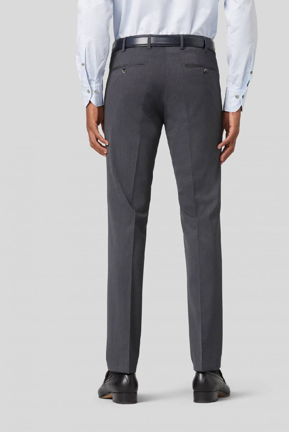 Meyer Pantalone grigio medio meyer travel twill modern fit Fino Al -60%