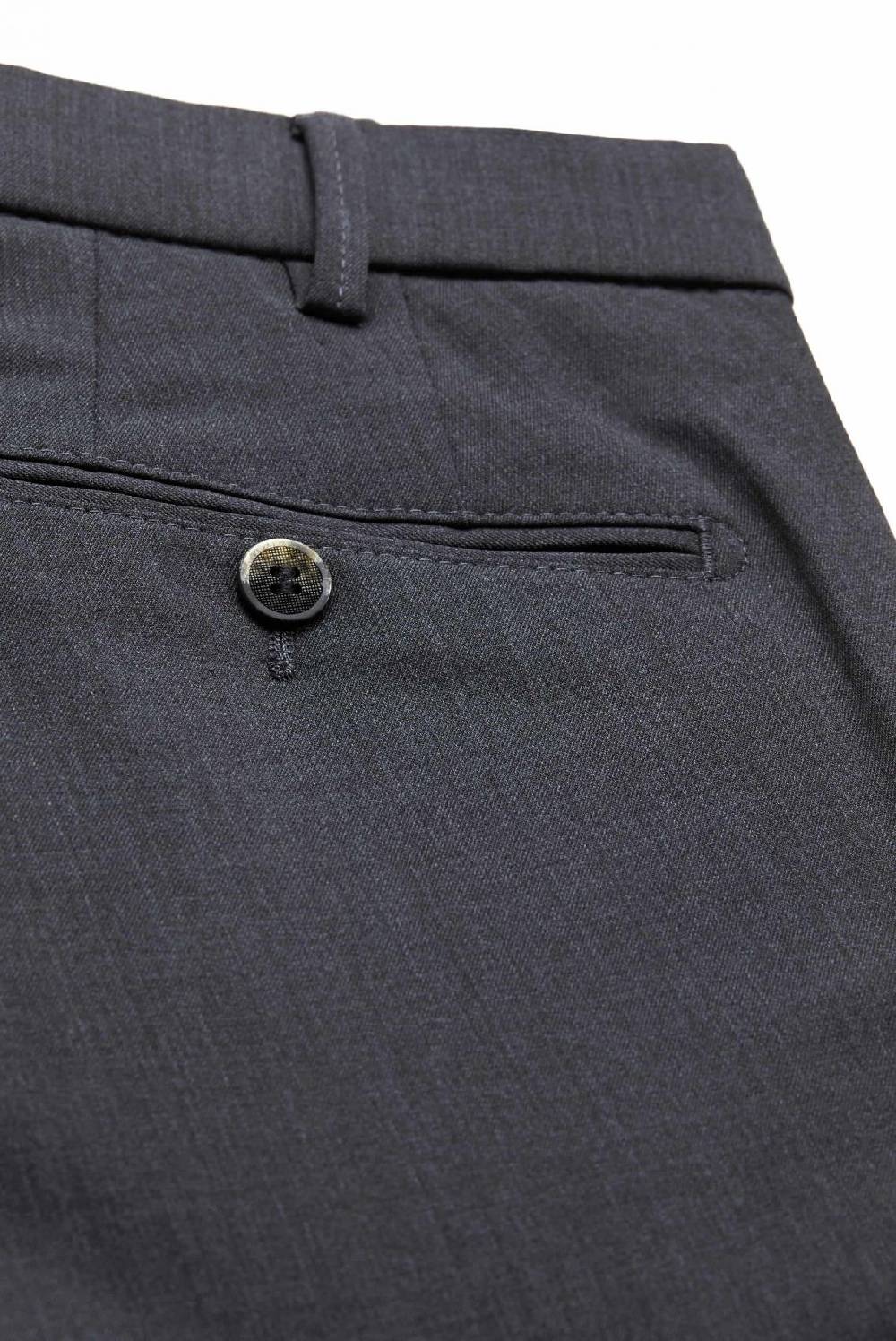 Meyer Pantalone grigio medio meyer travel twill modern fit Fino Al -60%