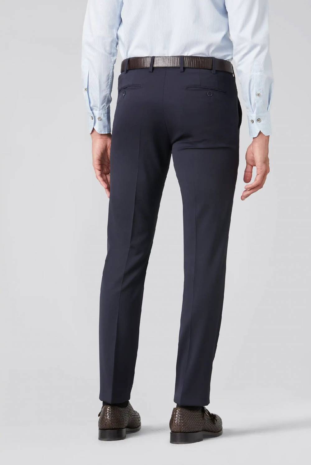 Meyer Pantalone blu meyer travel twill modern fit Shopping Online