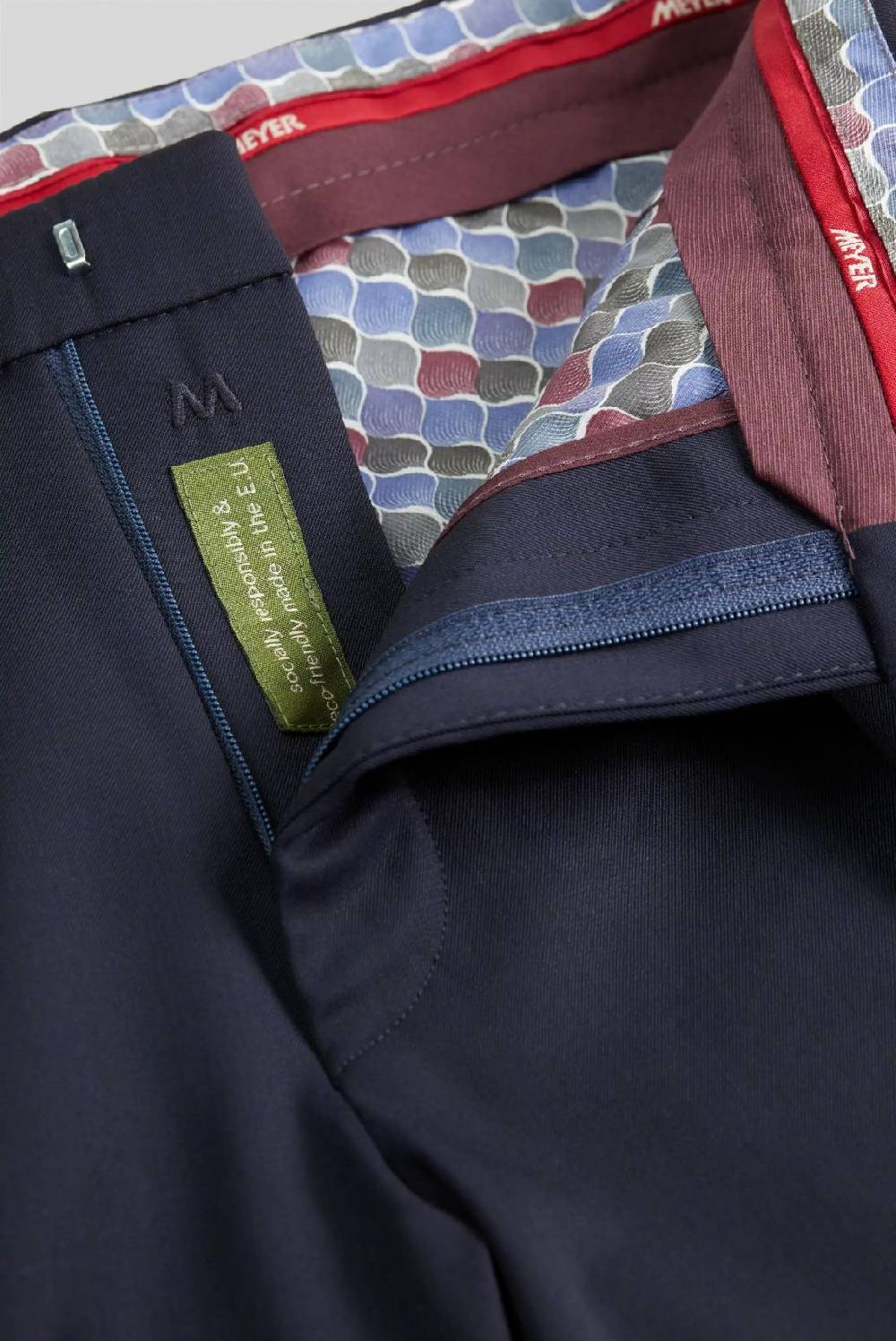 Meyer Pantalone blu meyer travel twill modern fit Shopping Online